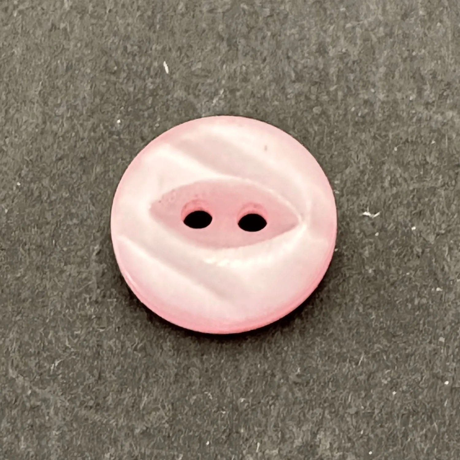 2 Hole Fish Eye Shiny Shirt Button 16mm