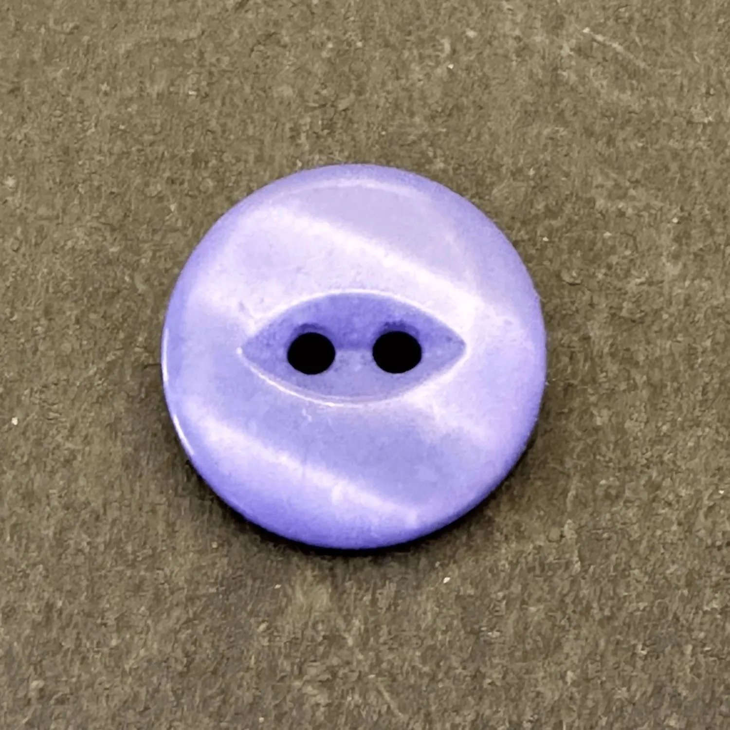 2 Hole Fish Eye Shiny Shirt Button 16mm