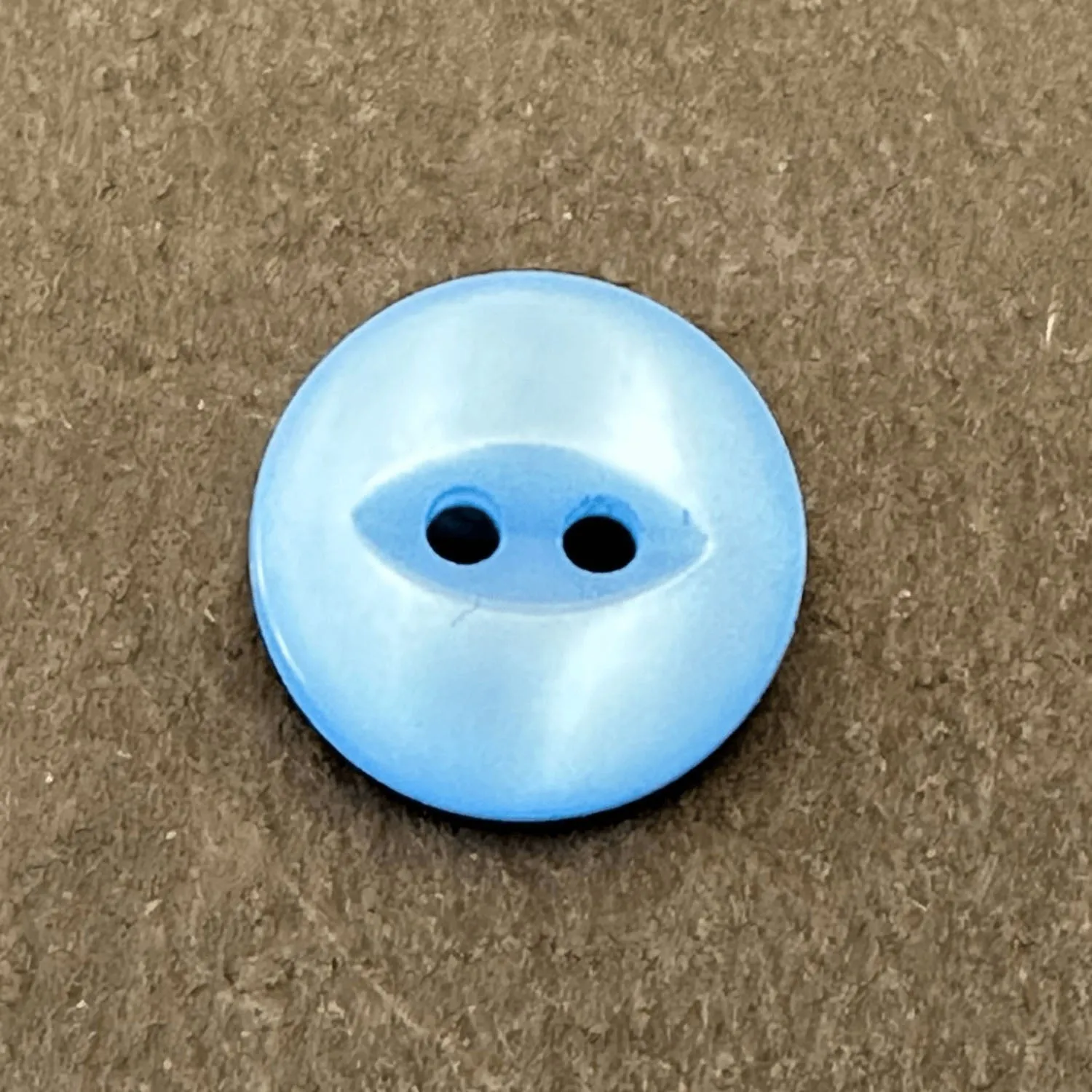 2 Hole Fish Eye Shiny Shirt Button 16mm