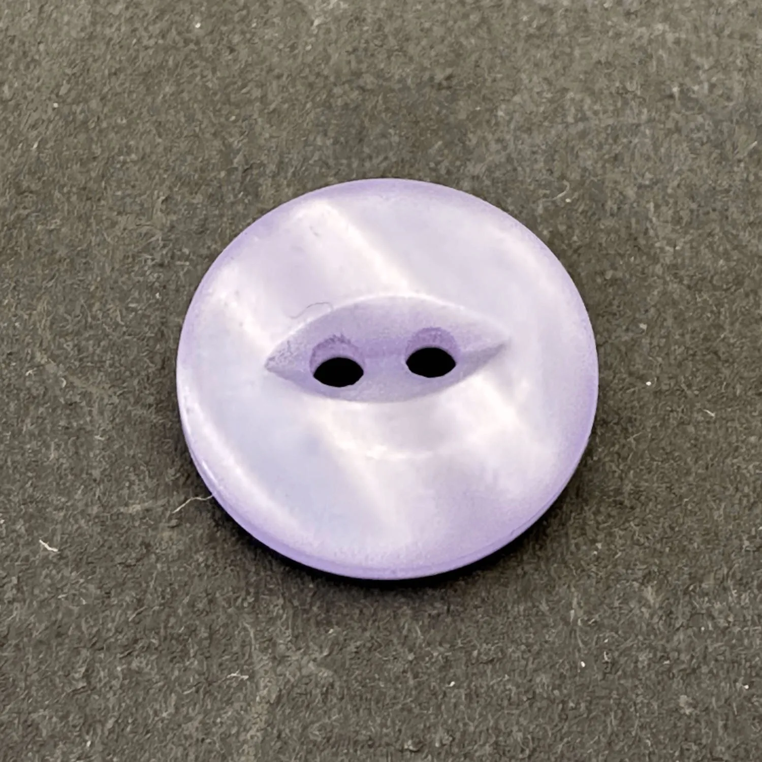 2 Hole Fish Eye Shiny Shirt Button 16mm