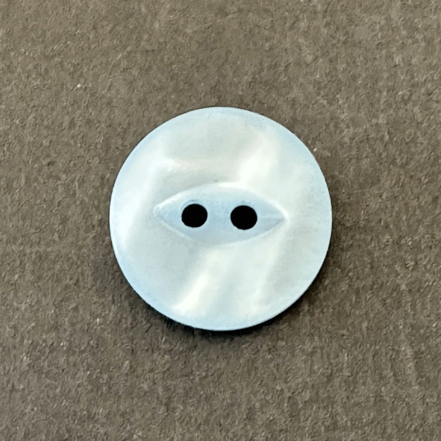 2 Hole Fish Eye Shiny Shirt Button 16mm