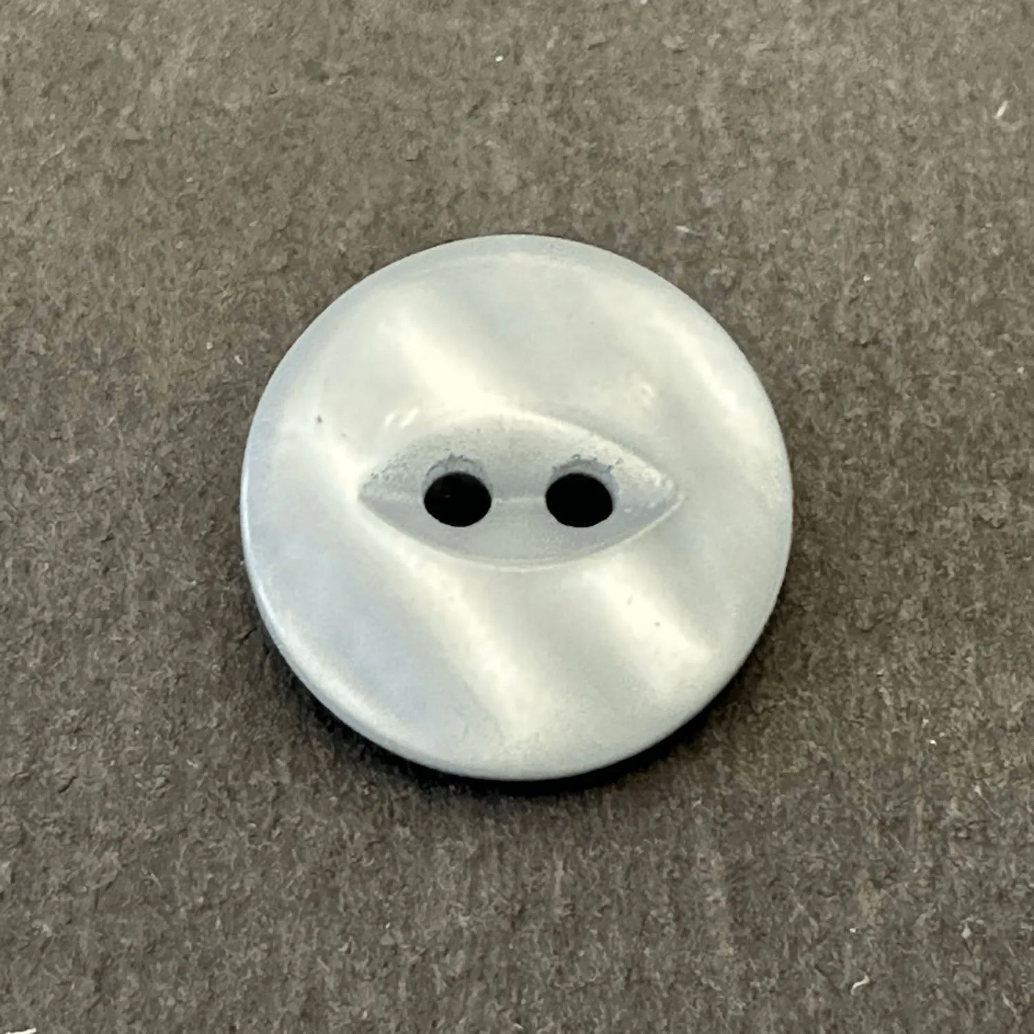 2 Hole Fish Eye Shiny Shirt Button 16mm