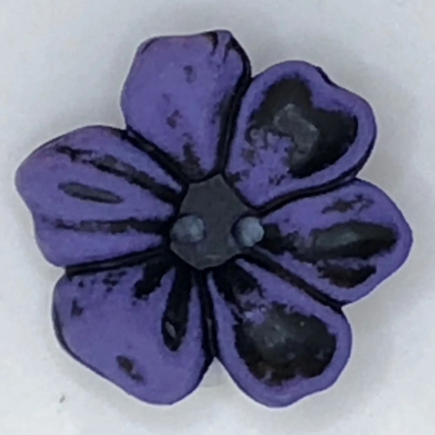 2 Hole Matt Flower Frangipani Button 38mm