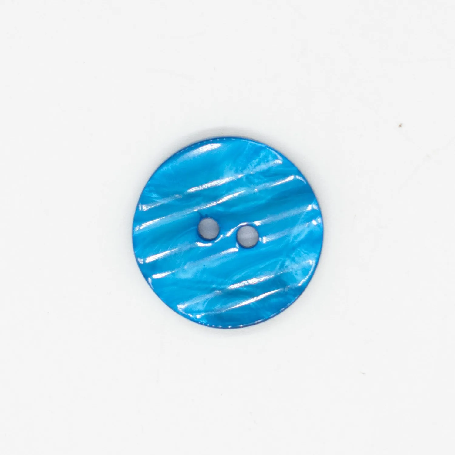 2 Hole Shiny Rippled Button