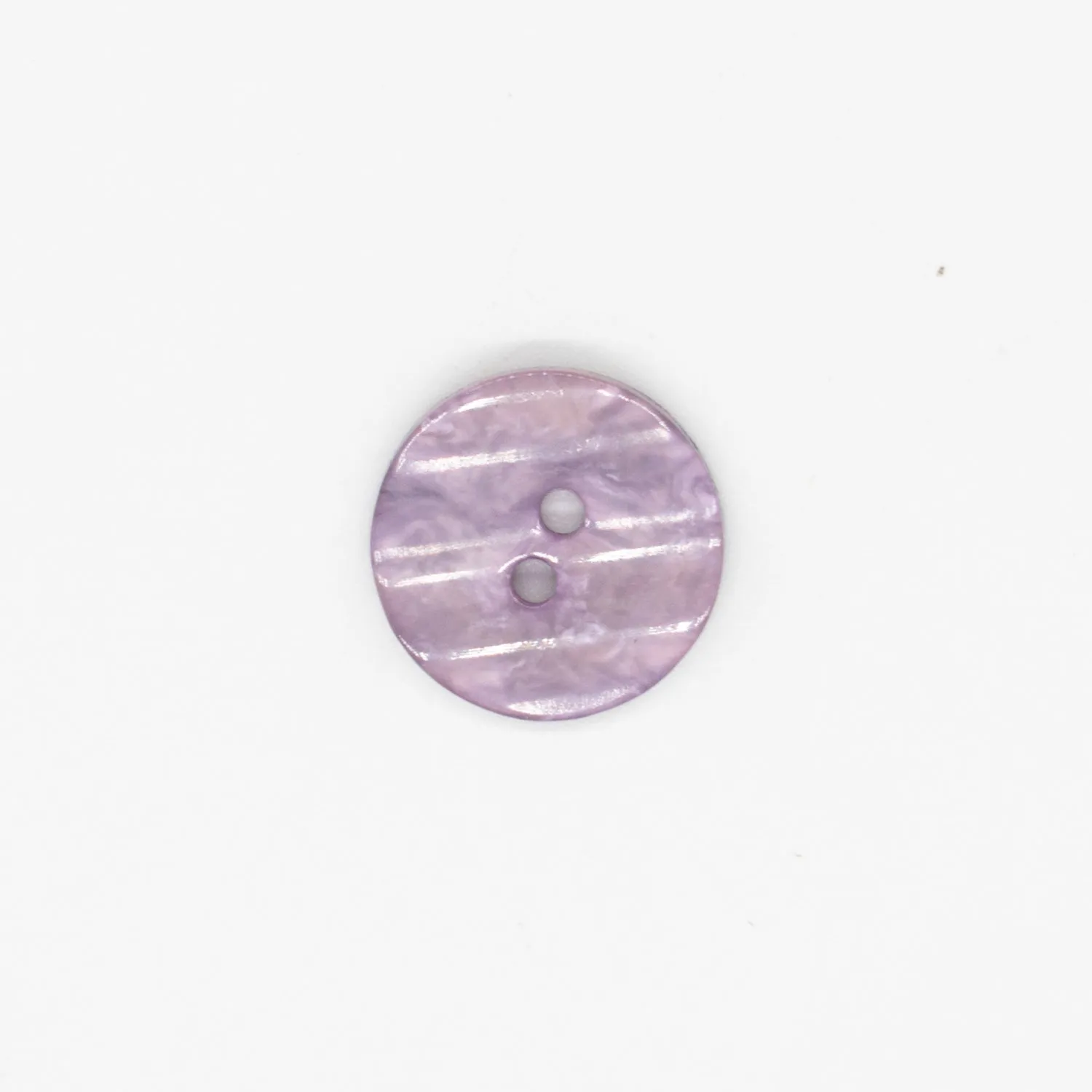 2 Hole Shiny Rippled Button