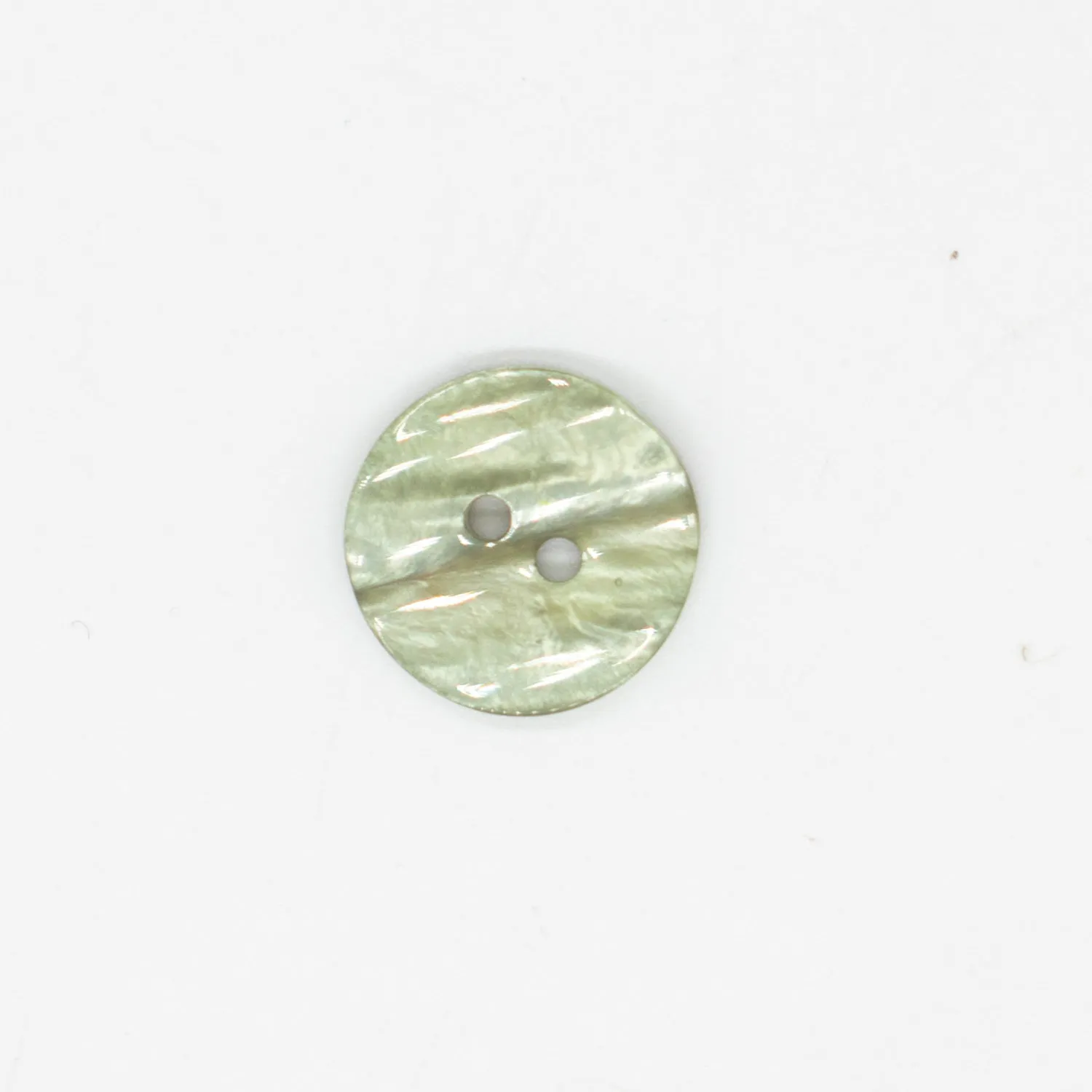 2 Hole Shiny Rippled Button