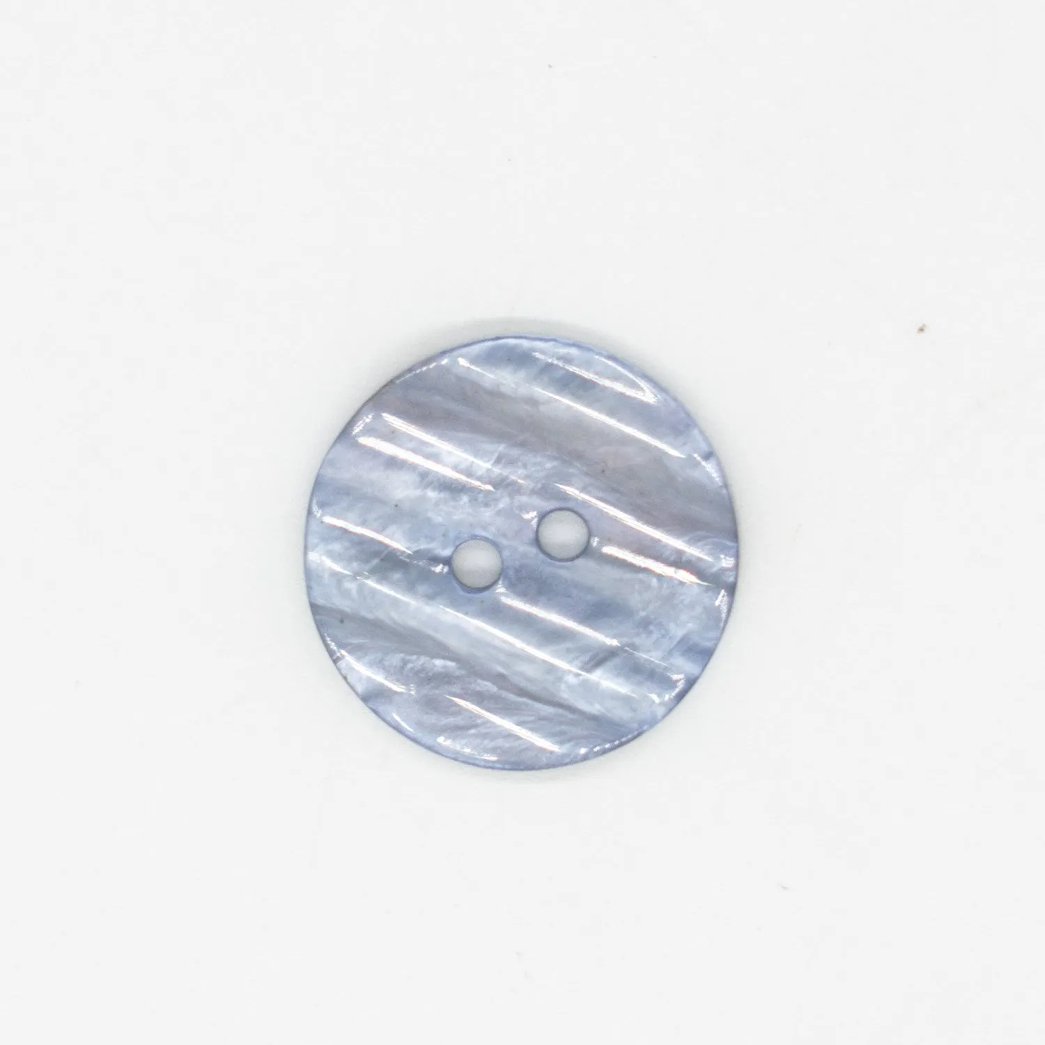 2 Hole Shiny Rippled Button