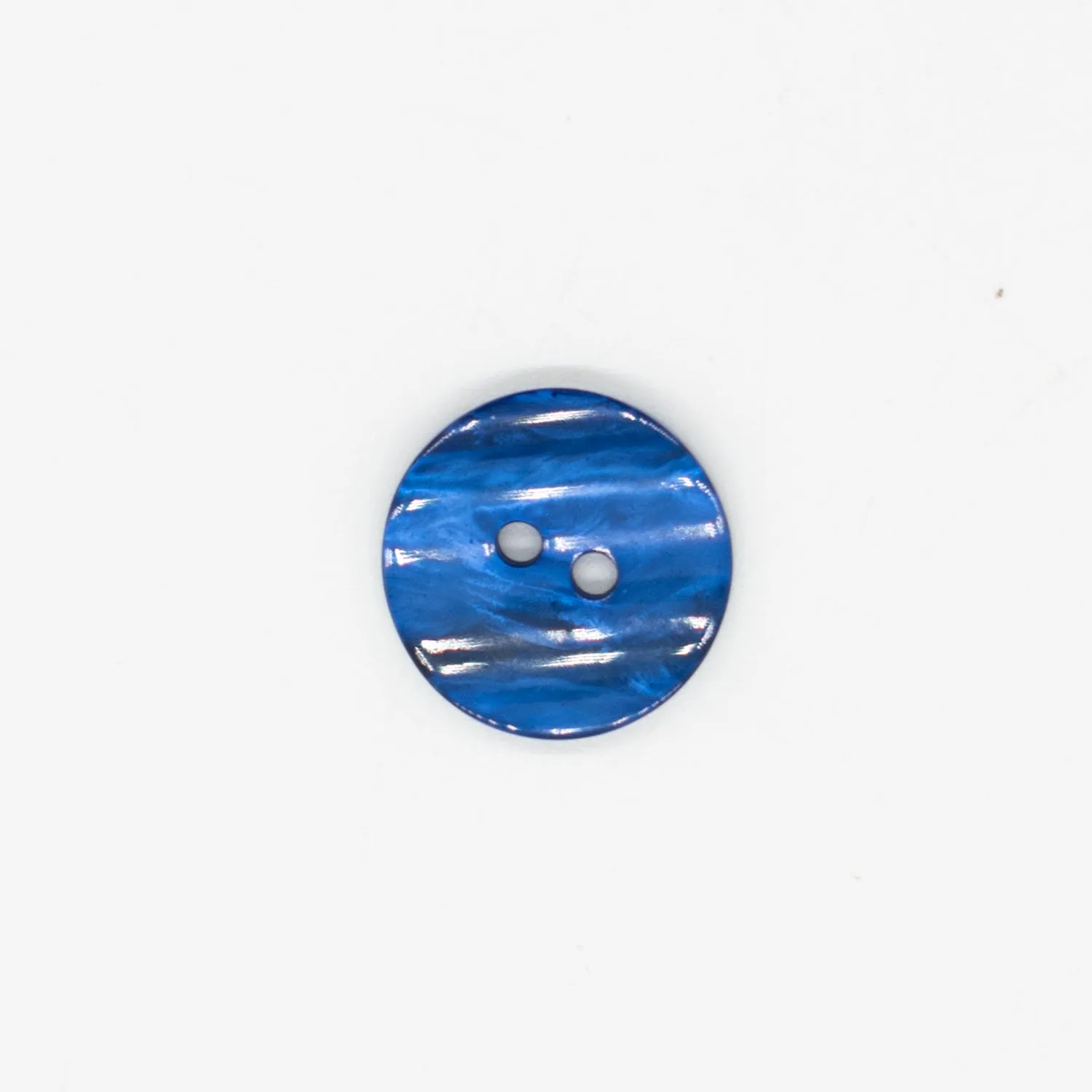 2 Hole Shiny Rippled Button