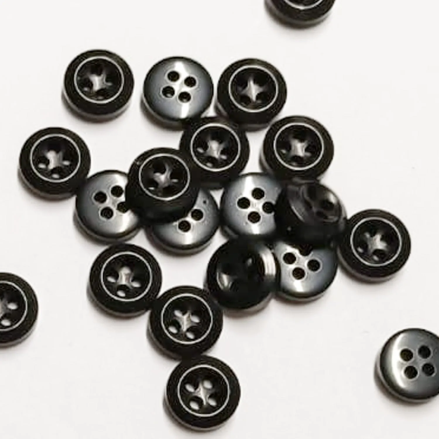 4 Hole Thick Shirt Button 12mm