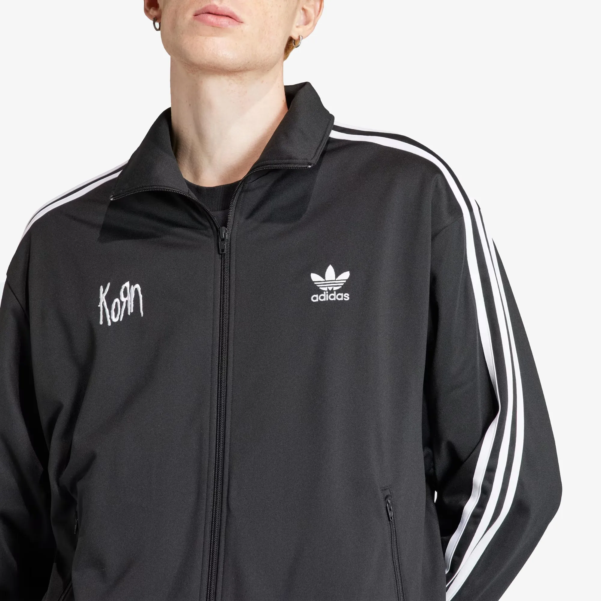 Adidas Originals | KORN TRACK TOP  { BLACK