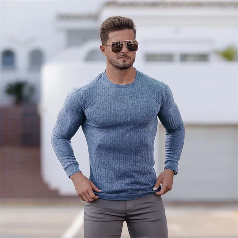 Advbridge Autumn Winter Fashion Turtleneck Mens Thin Sweaters Casual Roll Neck Solid Warm Slim Fit Sweaters Men Turtleneck Pullover Male