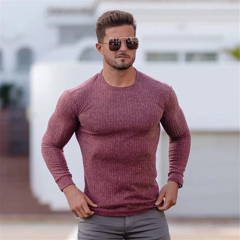 Advbridge Autumn Winter Fashion Turtleneck Mens Thin Sweaters Casual Roll Neck Solid Warm Slim Fit Sweaters Men Turtleneck Pullover Male