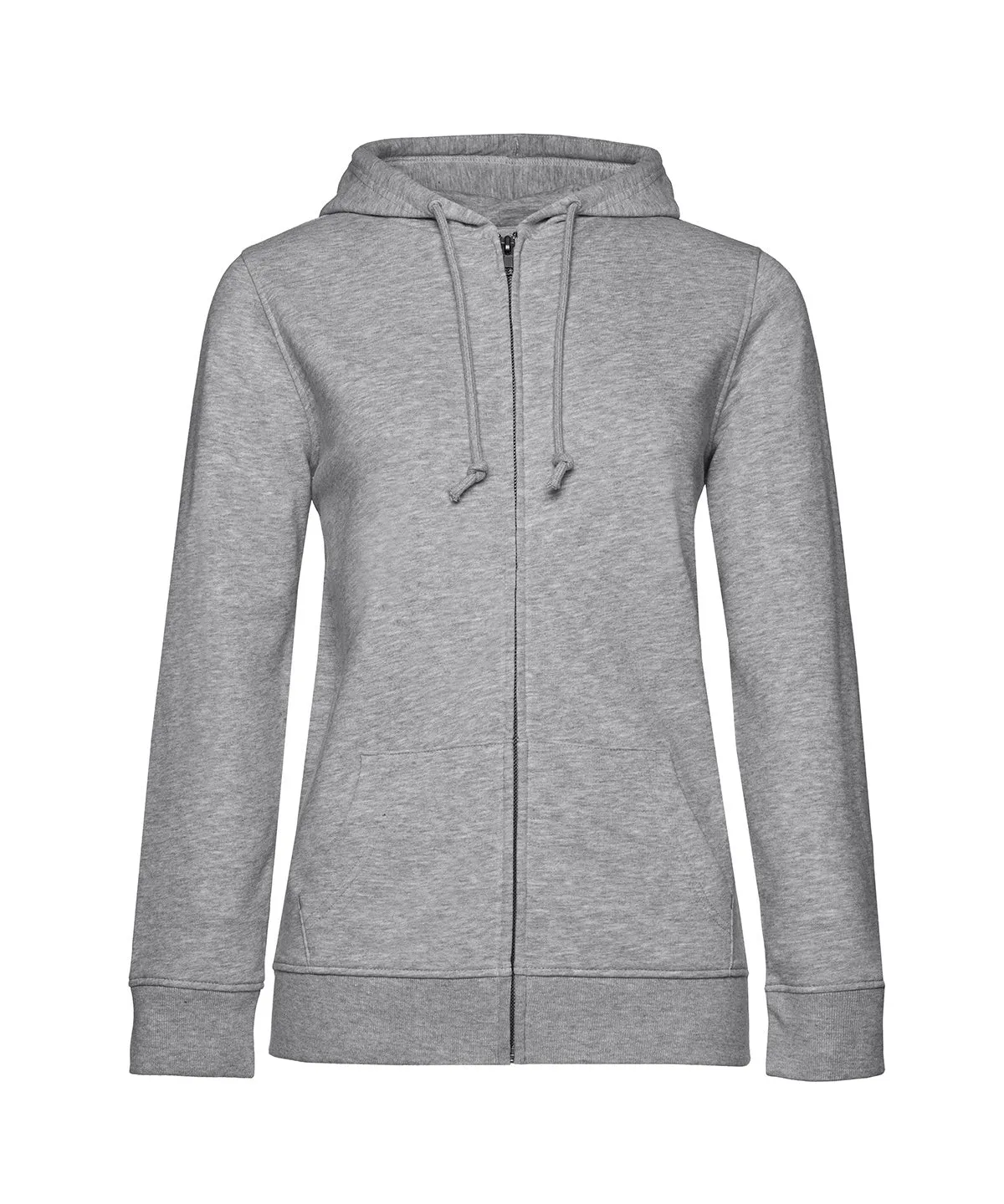 BC Inspire Zipped Hood /women | Heather Grey