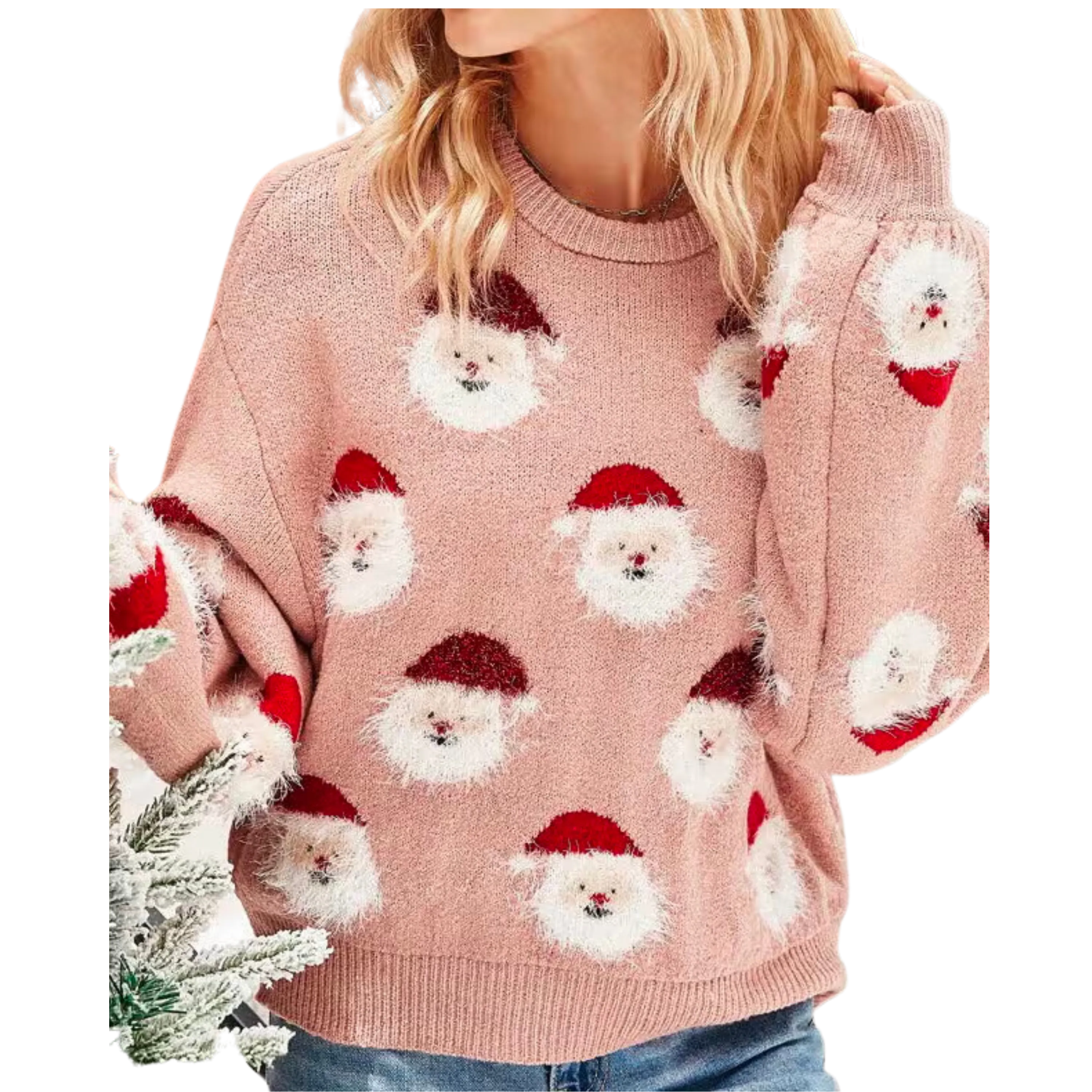 Blush Santa Claus Sweater