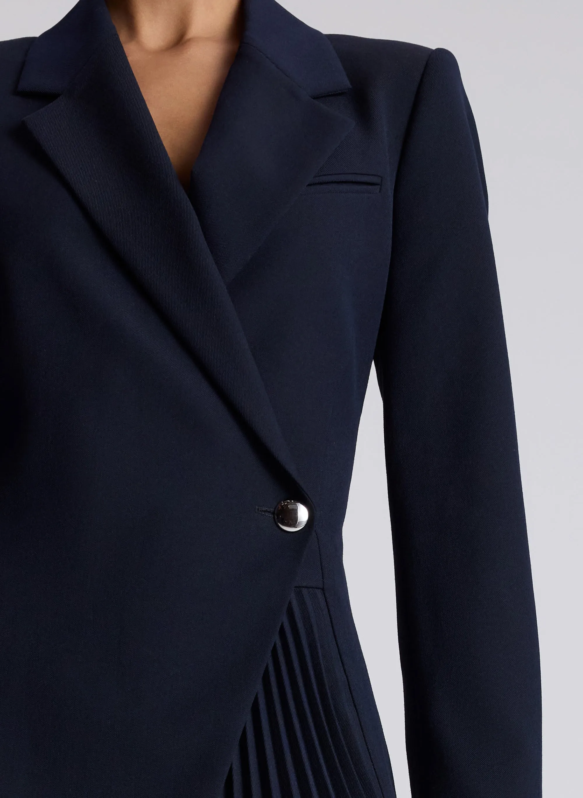 Callen Pleated Blazer Dress