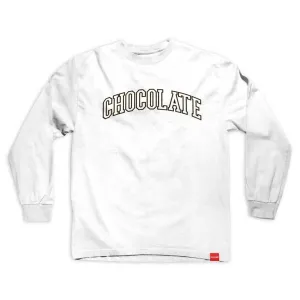 Chocolate League L/S Tee - White