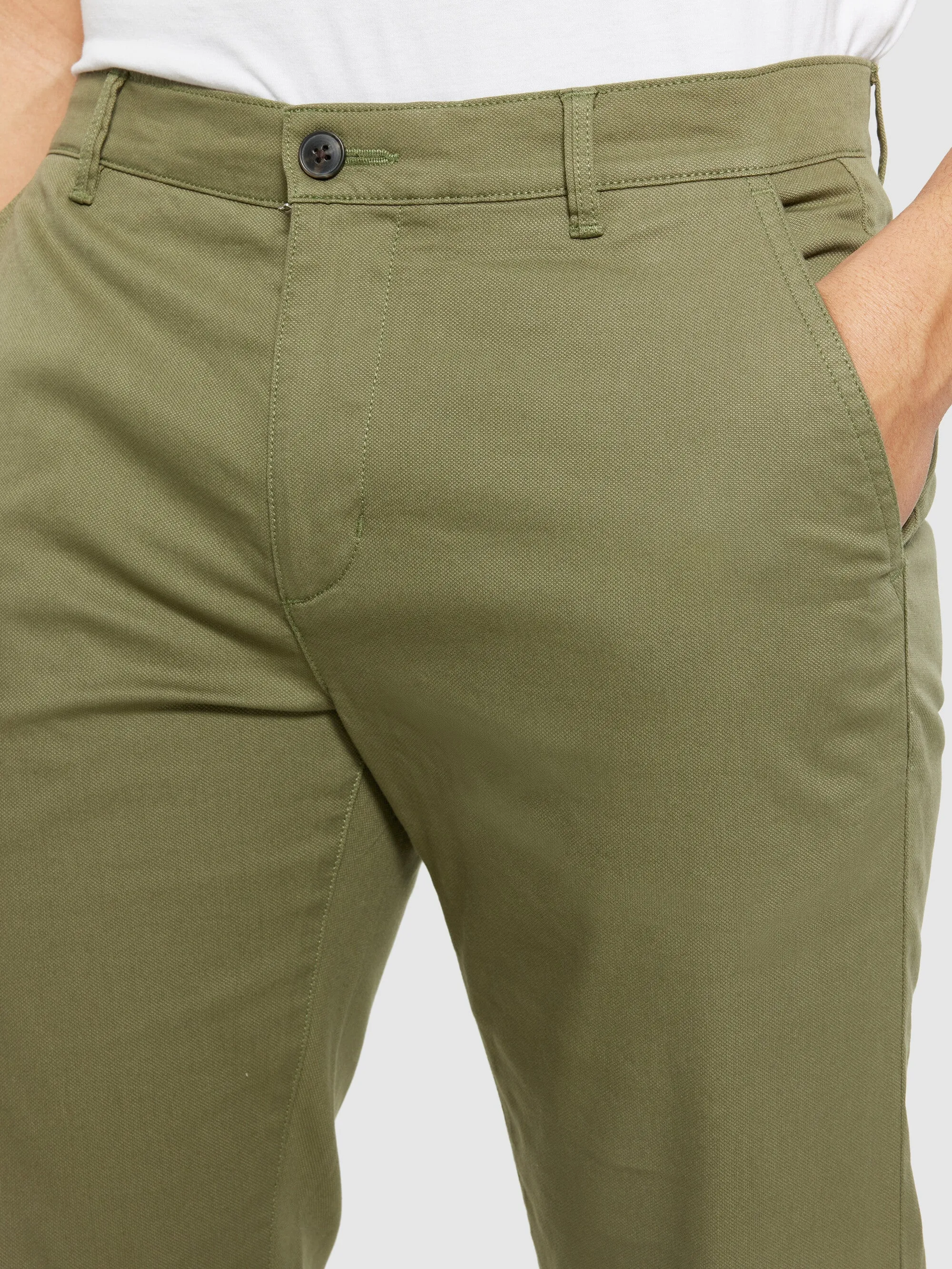 Chuck Regular Canvas Pant - GOTS/Vegan - Burned Olive