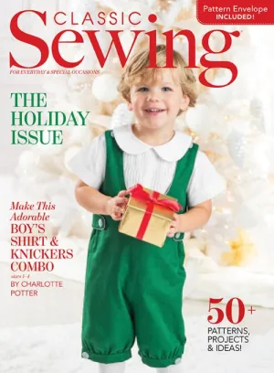 Classic Sewing Magazine - Holiday 2022