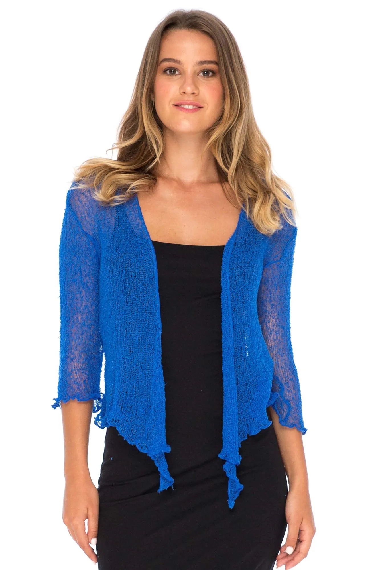 Classic Sheer Shrug Knit Cardigan