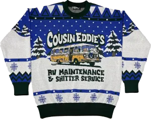 Cousin Eddie's RV Maintenance Christmas Vacation Knitted Sweater