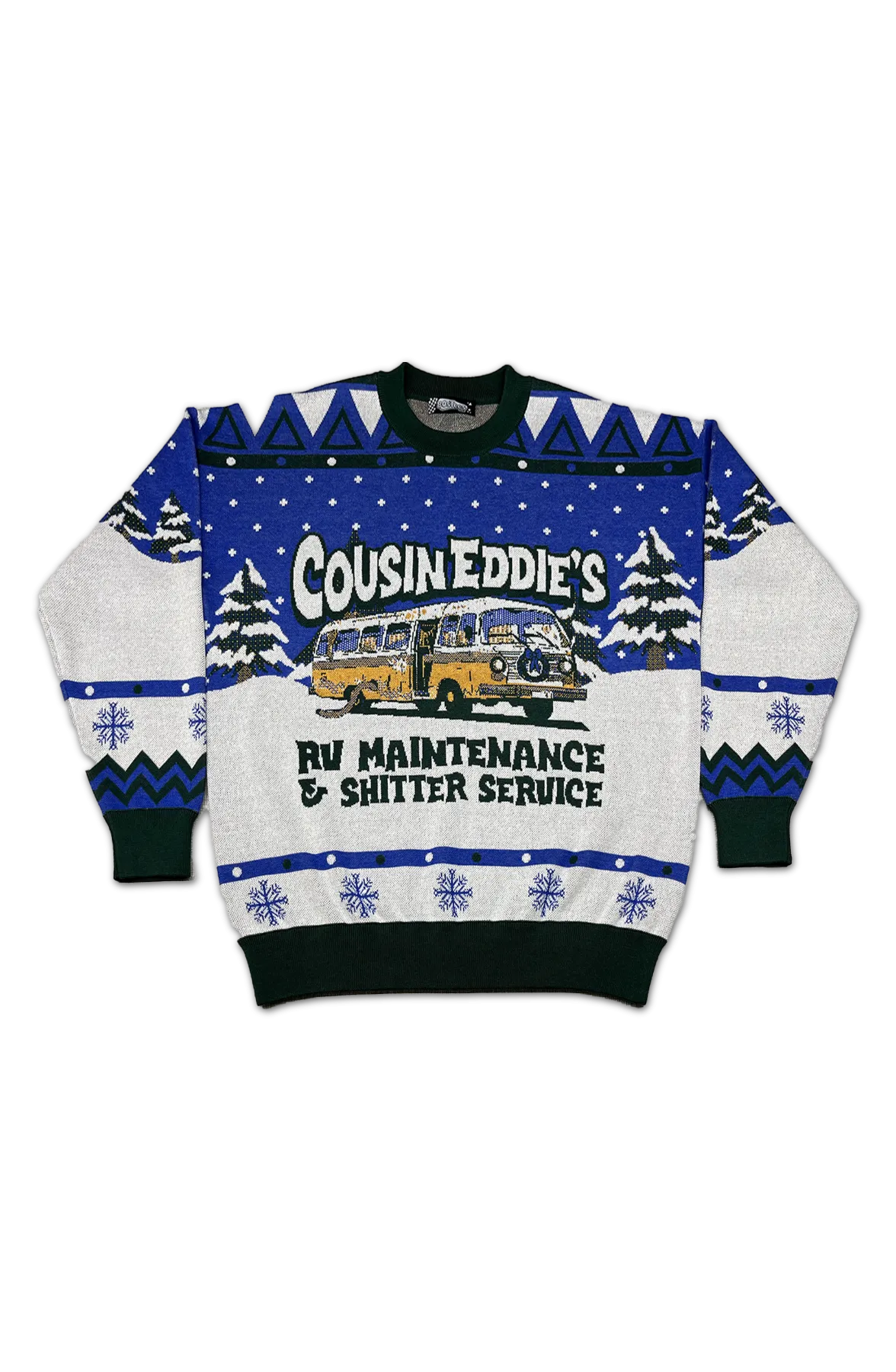 Cousin Eddie's RV Maintenance Christmas Vacation Knitted Sweater