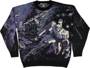 Cybertron Decepticons Transformers Knitted Sweater