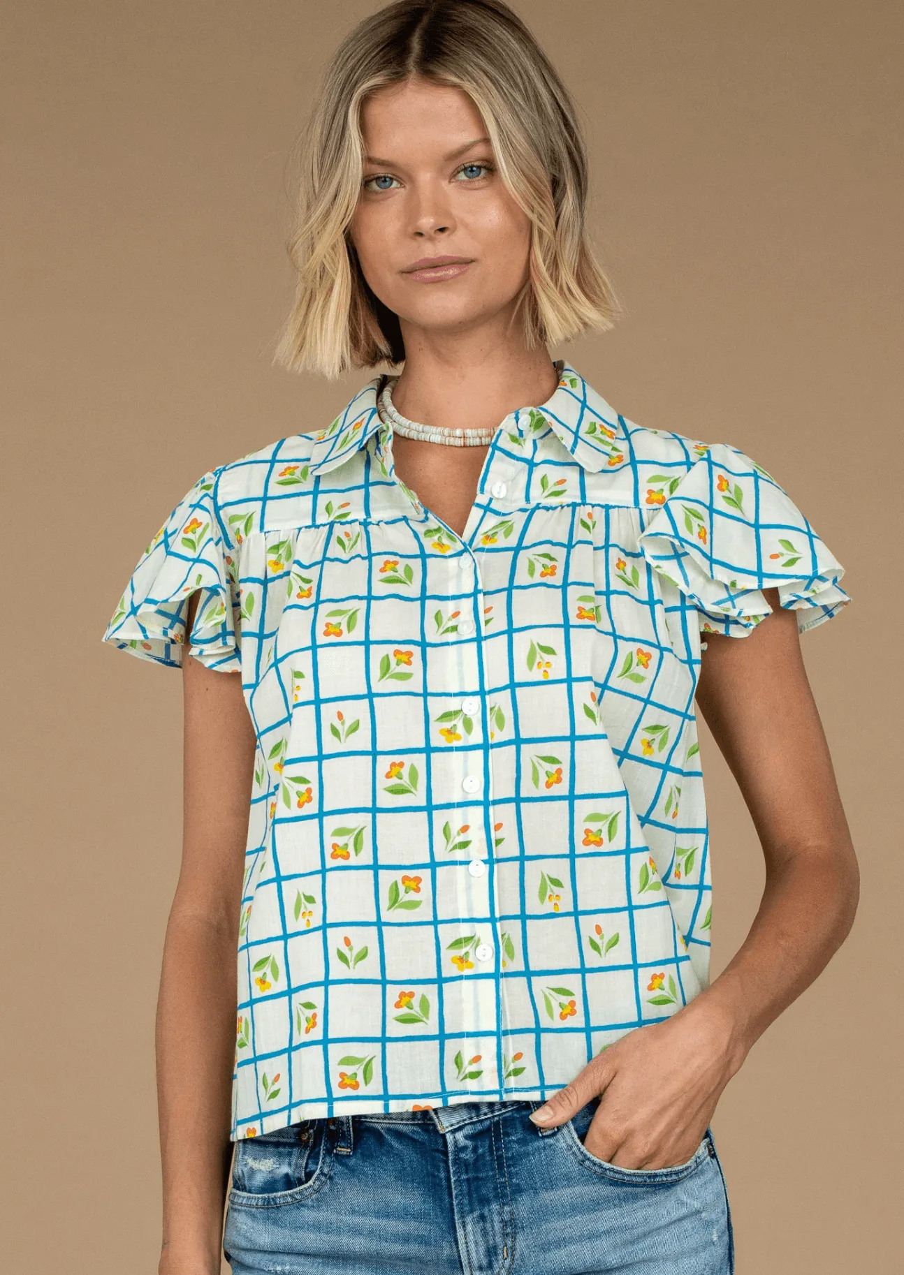 Elizabeth James Val Top Trellis