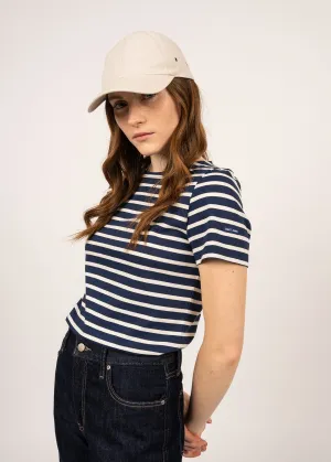 Etrille short sleeve striped sailor shirt - regular fit, in light cotton (MARINE/ECRU)