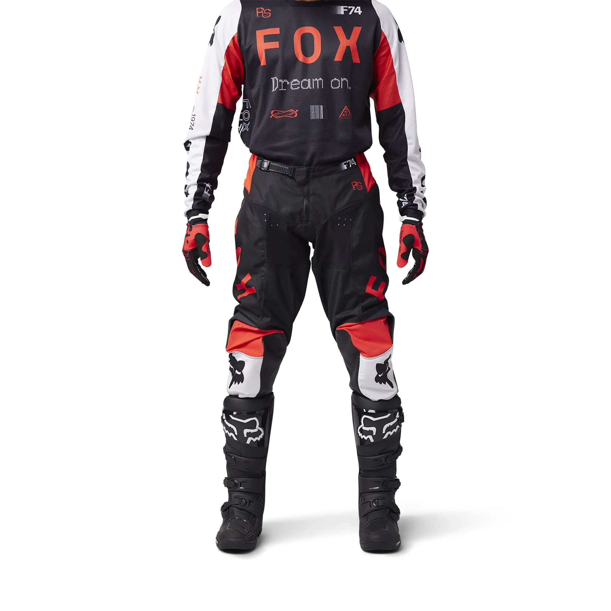 Fox Racing 180 Race Spec Offroad Pants Fluorescent Red