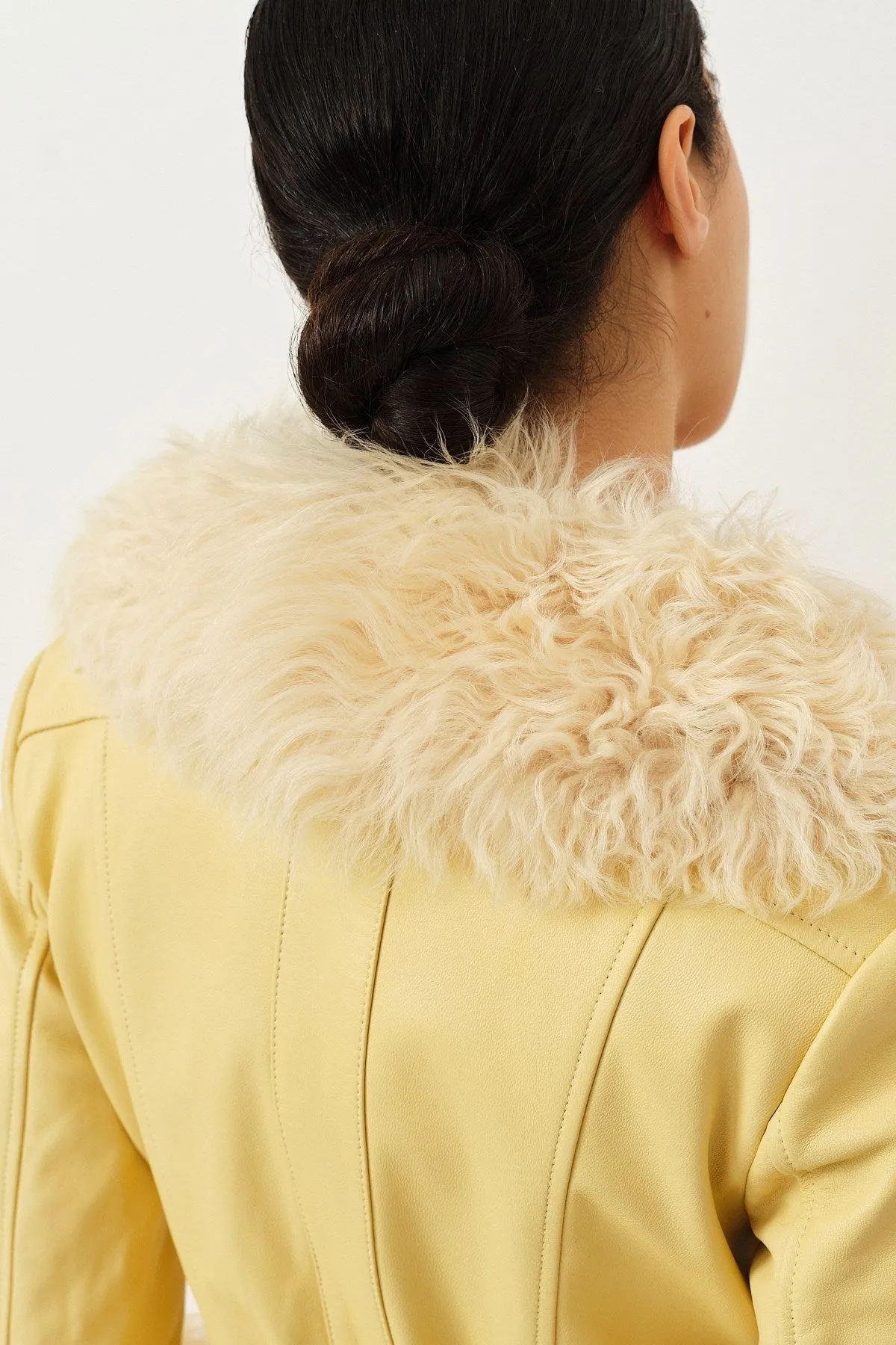 Foxy Shearling Coat — Shortbread