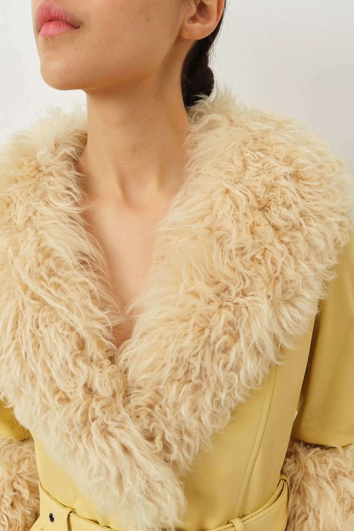 Foxy Shearling Coat — Shortbread