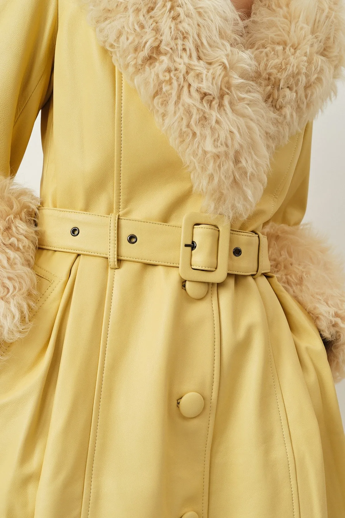 Foxy Shearling Coat — Shortbread