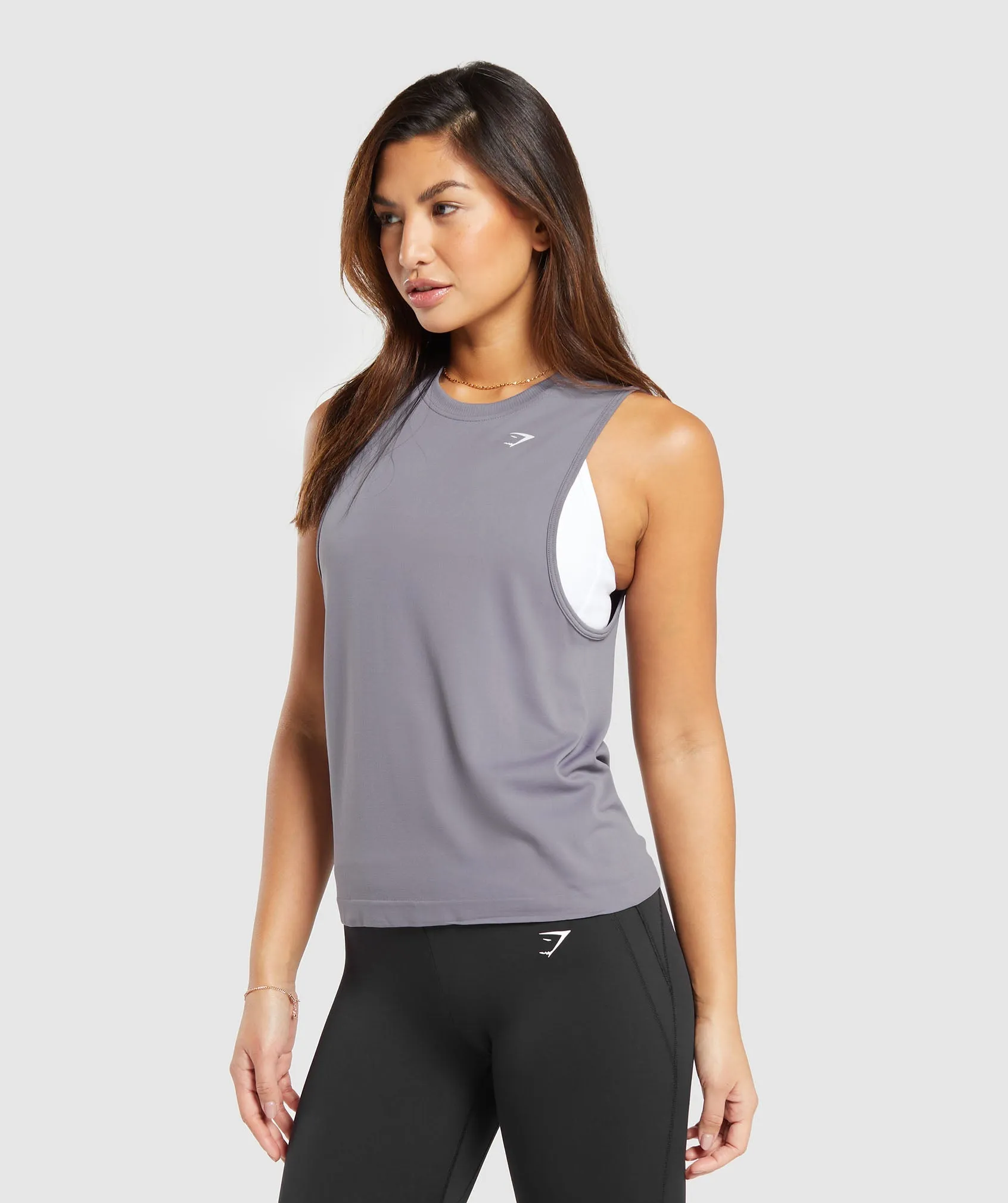 Gymshark Everyday Seamless Tank - Fog Purple