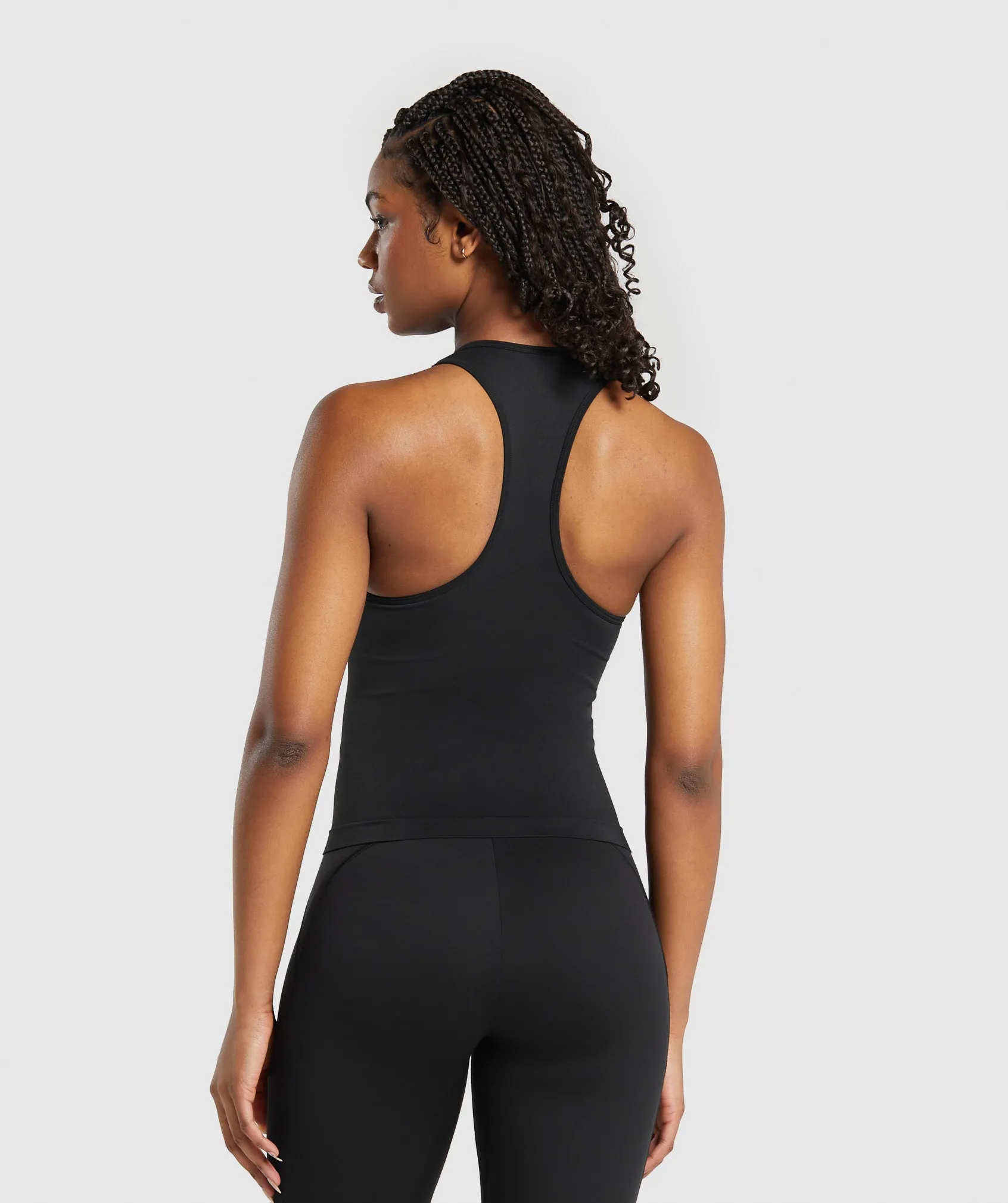 Gymshark Everyday Seamless Tight Fit Tank - Black