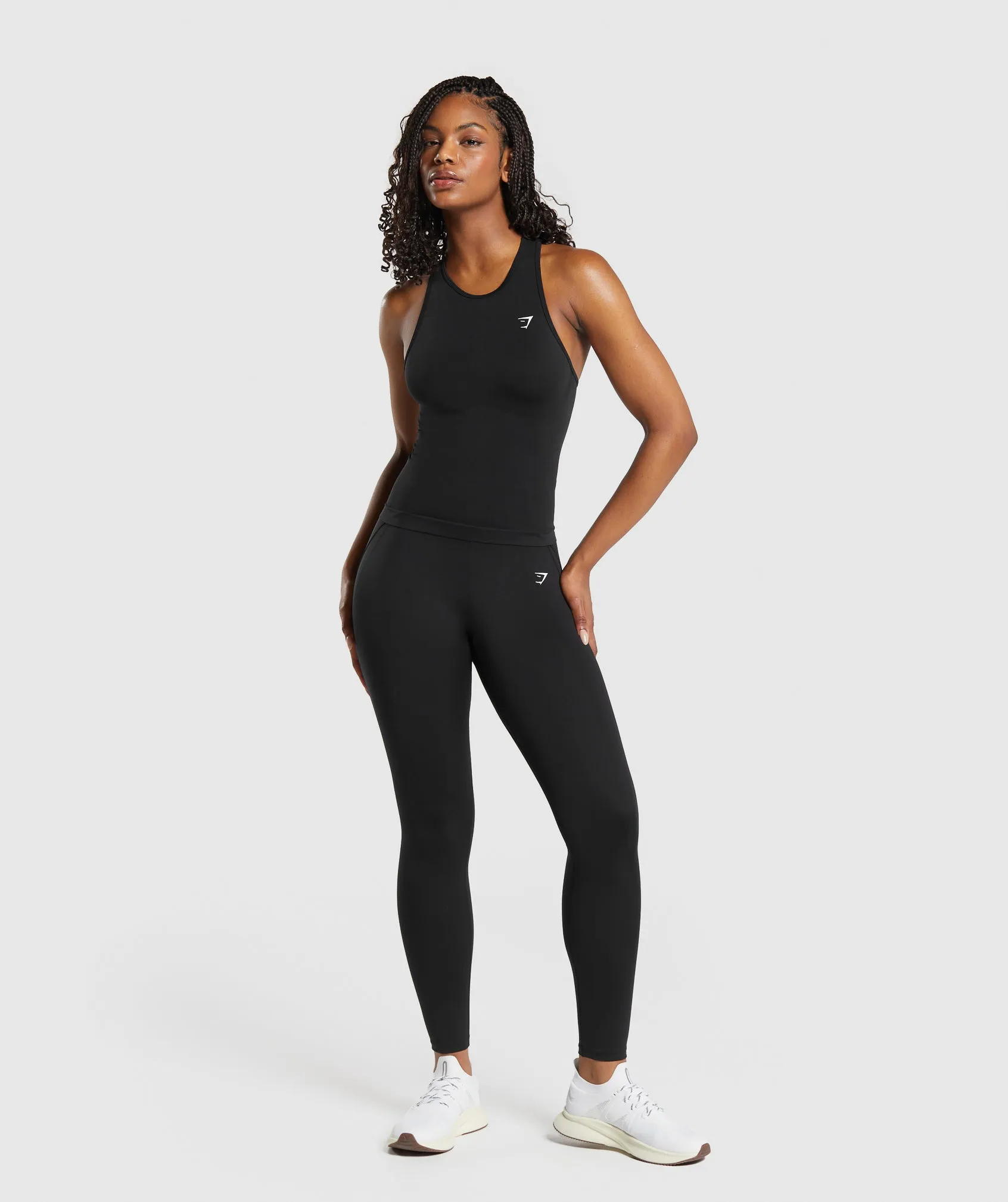 Gymshark Everyday Seamless Tight Fit Tank - Black