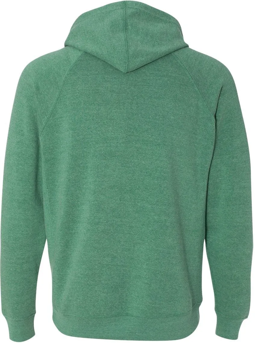 Independent Trading Co. Special Blend Raglan Hooded Sweatshirt