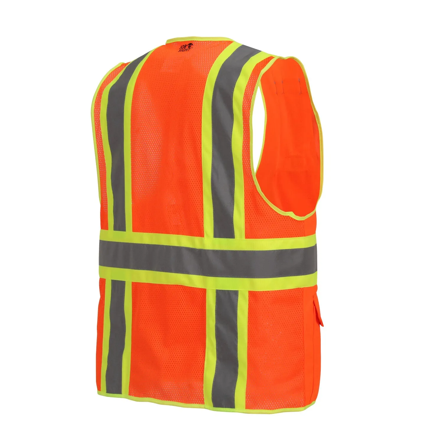 Job Sight Class 2 Two-Tone Surveyor Vest