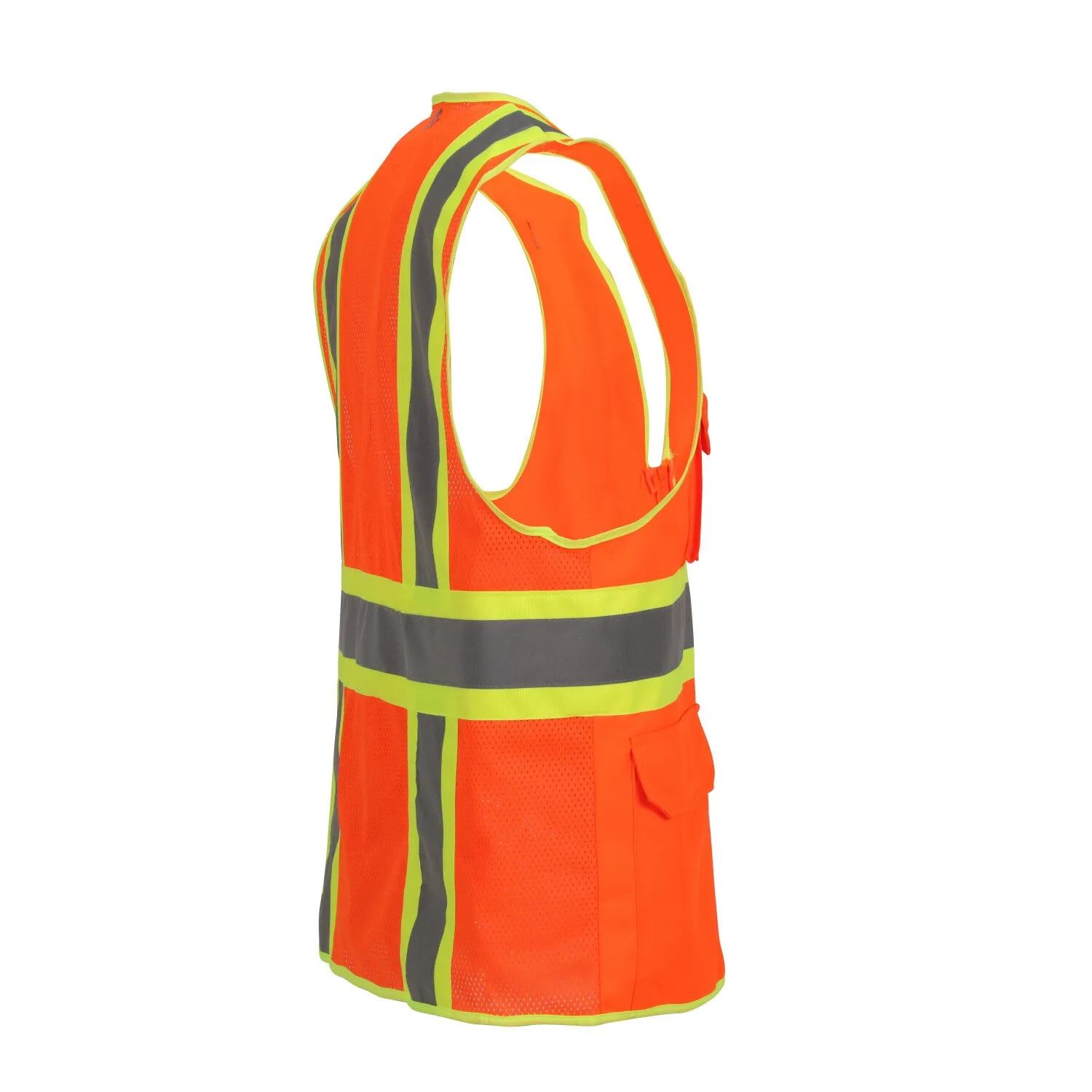 Job Sight Class 2 Two-Tone Surveyor Vest