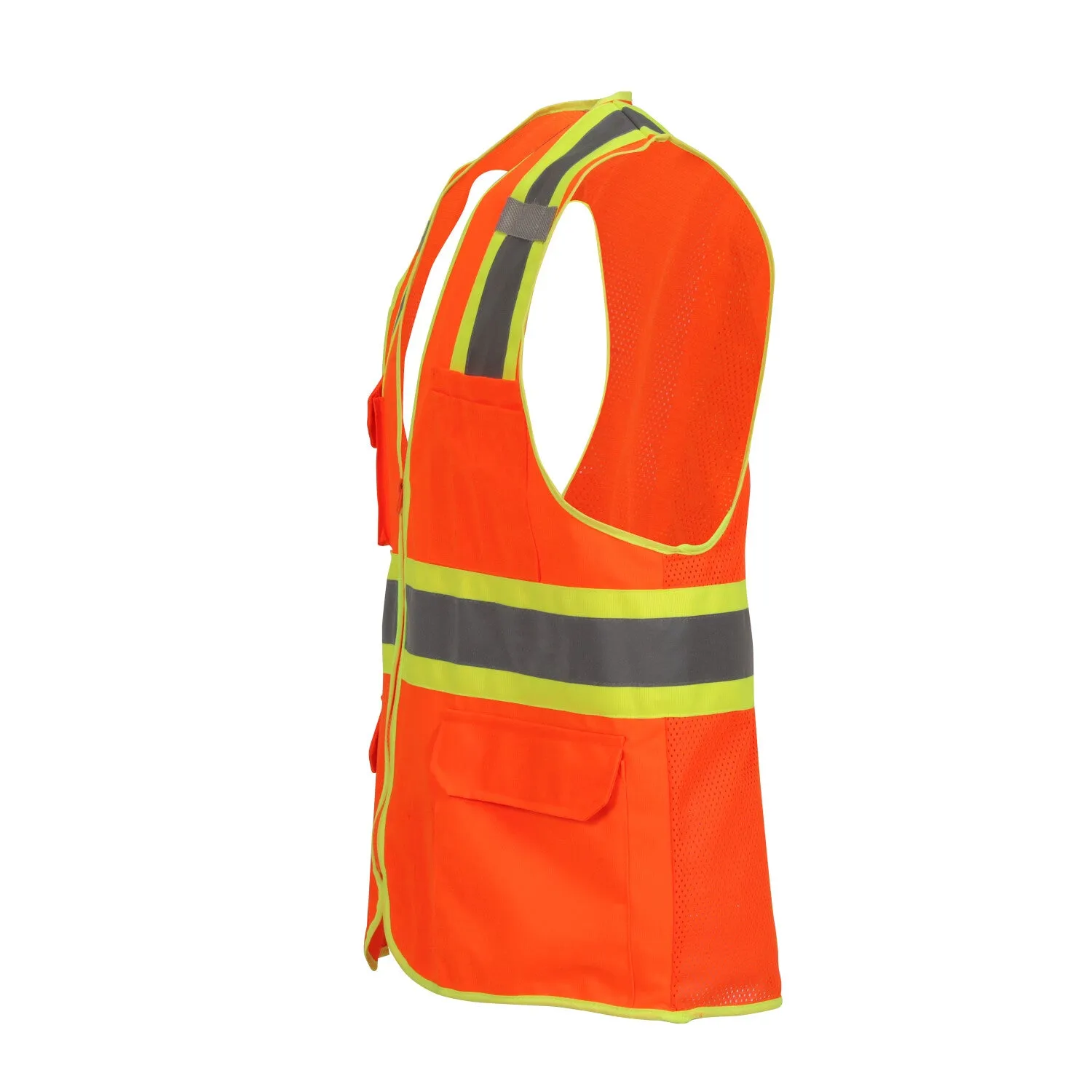 Job Sight Class 2 Two-Tone Surveyor Vest