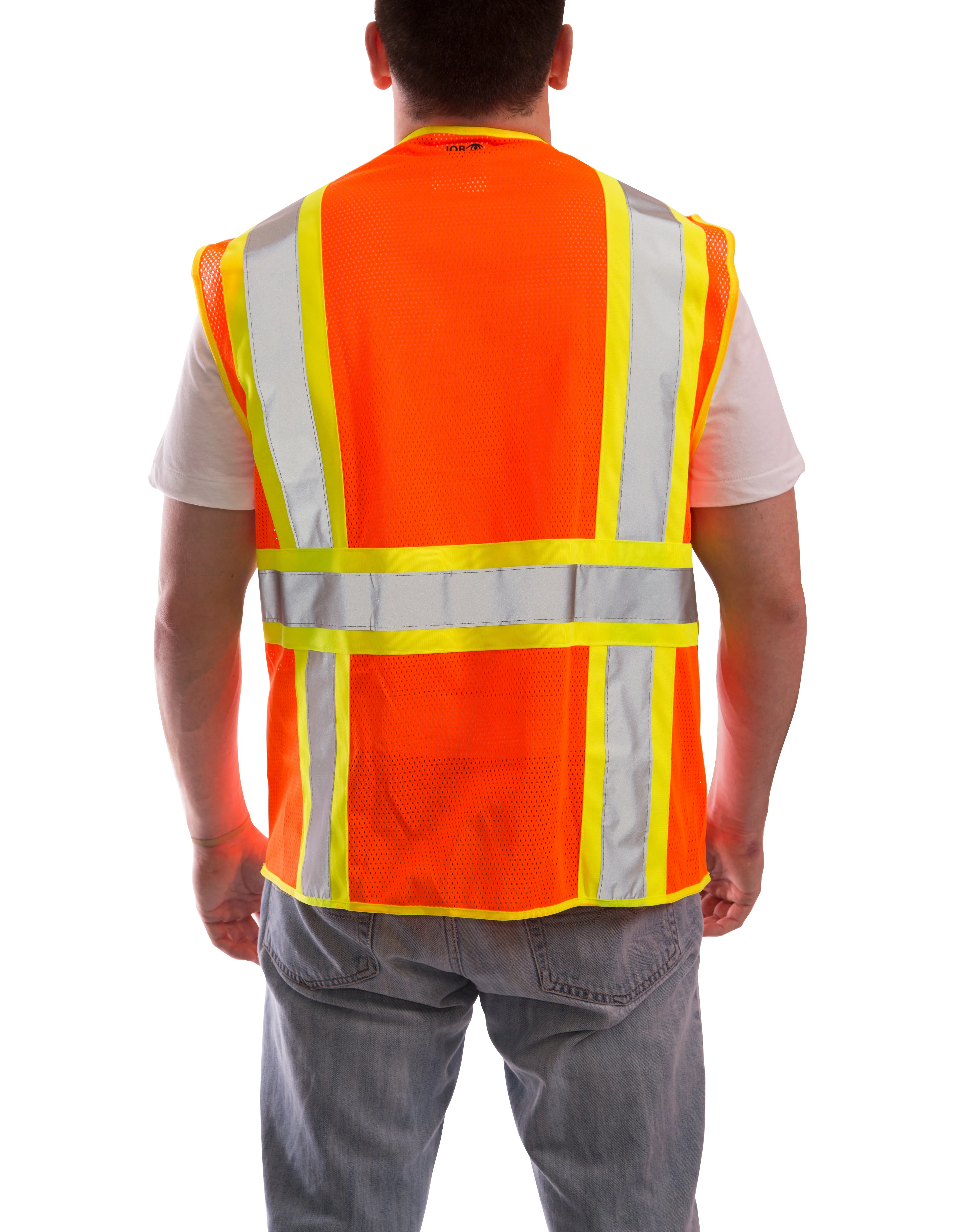 Job Sight Class 2 Two-Tone Surveyor Vest