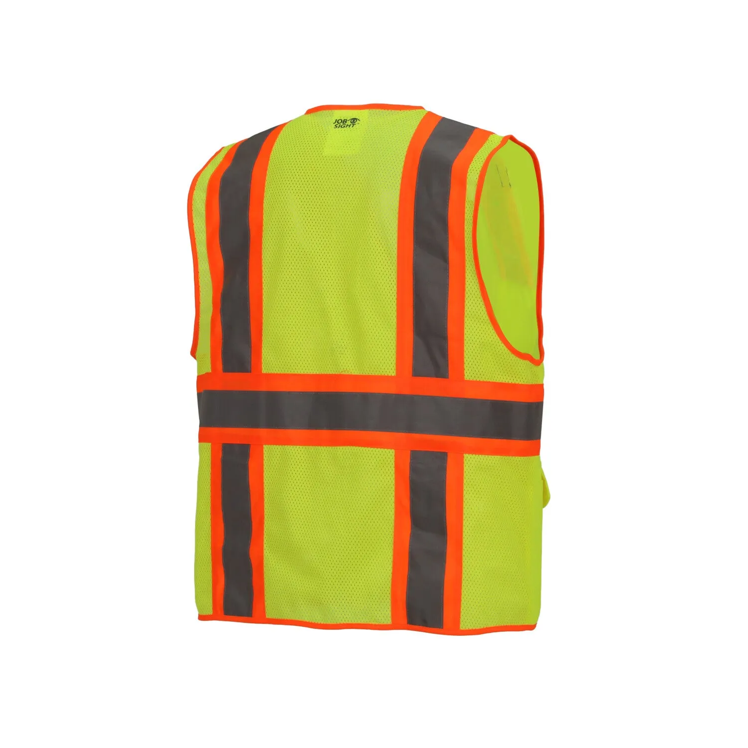 Job Sight Class 2 Two-Tone Surveyor Vest