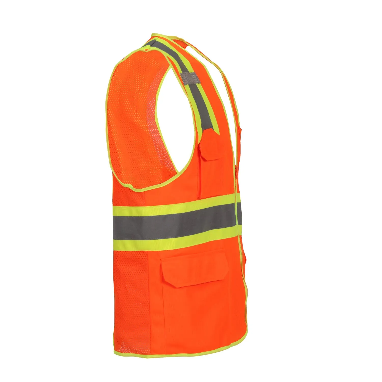 Job Sight Class 2 Two-Tone Surveyor Vest