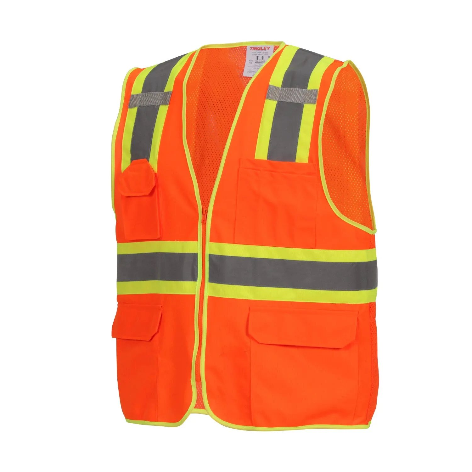 Job Sight Class 2 Two-Tone Surveyor Vest