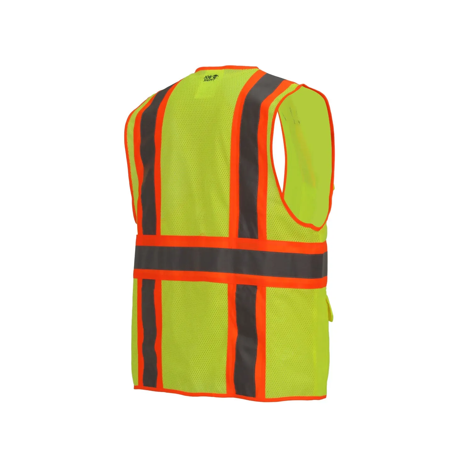 Job Sight Class 2 Two-Tone Surveyor Vest