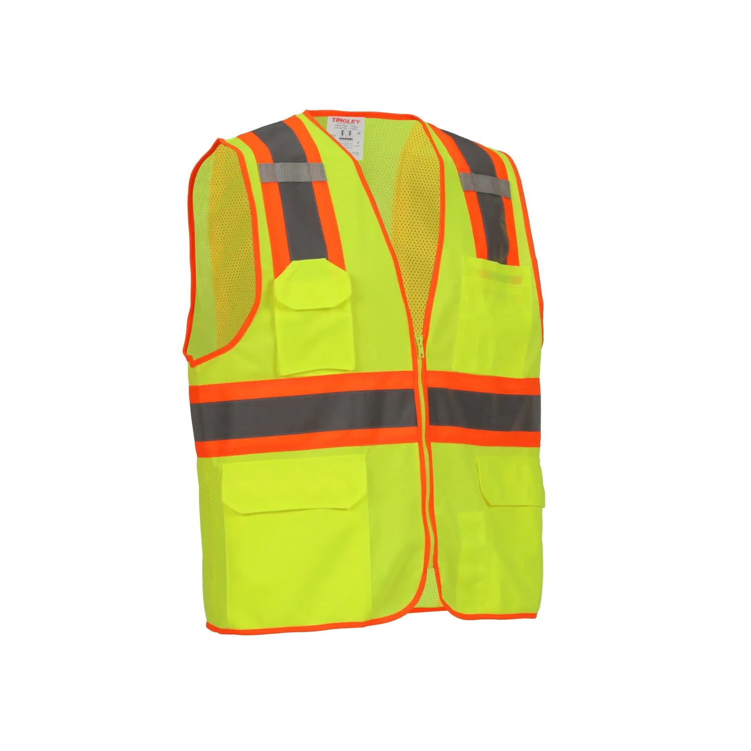 Job Sight Class 2 Two-Tone Surveyor Vest