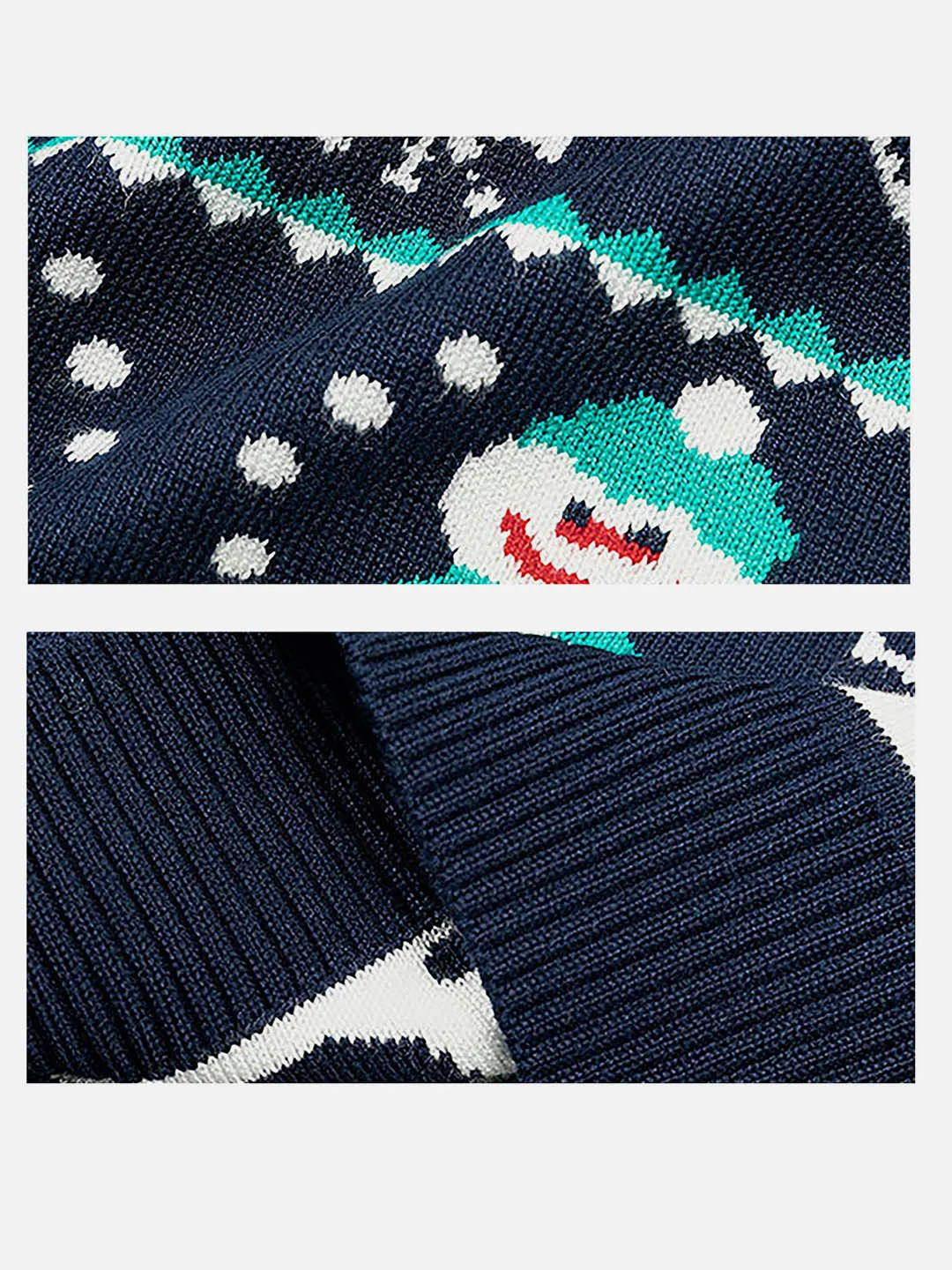 Little Surprise Box Navy 2 Christmas Deers Knitted Christmas cardigan Sweater for Kids