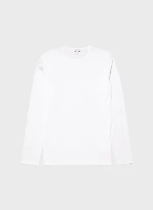 Men's Classic Long Sleeve T-shirt in White