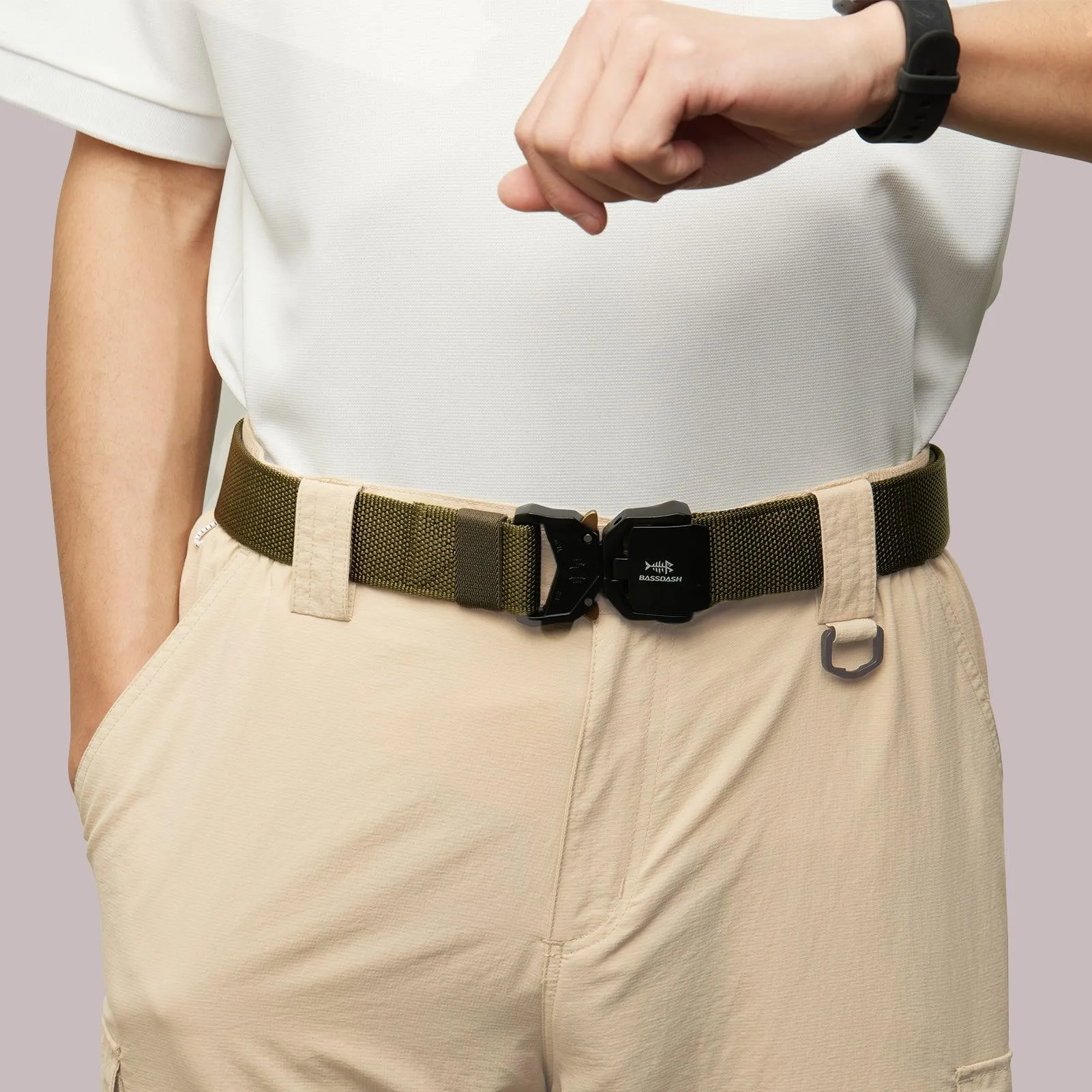 Men’s Tactical Belt with Quick Release Buckle