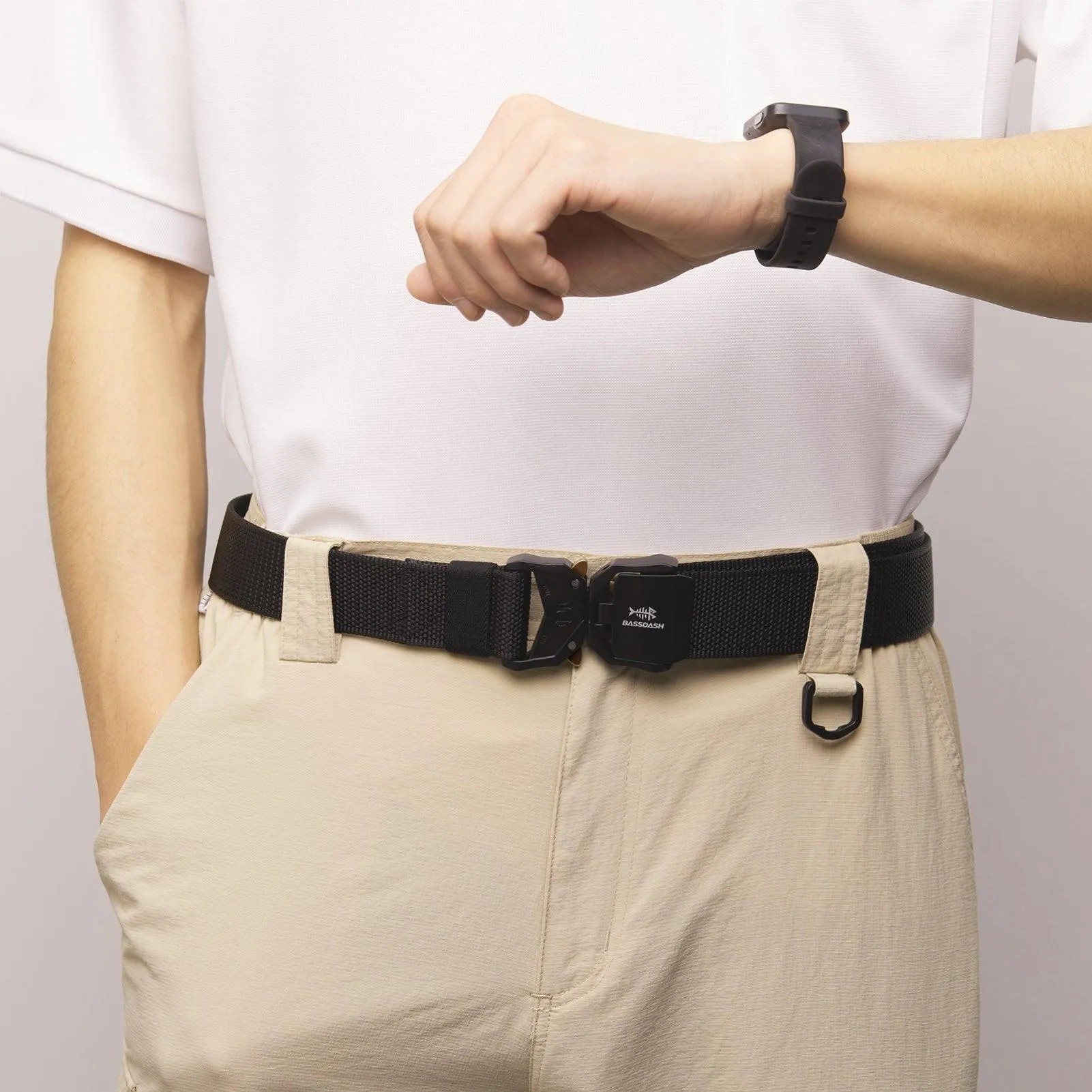 Men’s Tactical Belt with Quick Release Buckle