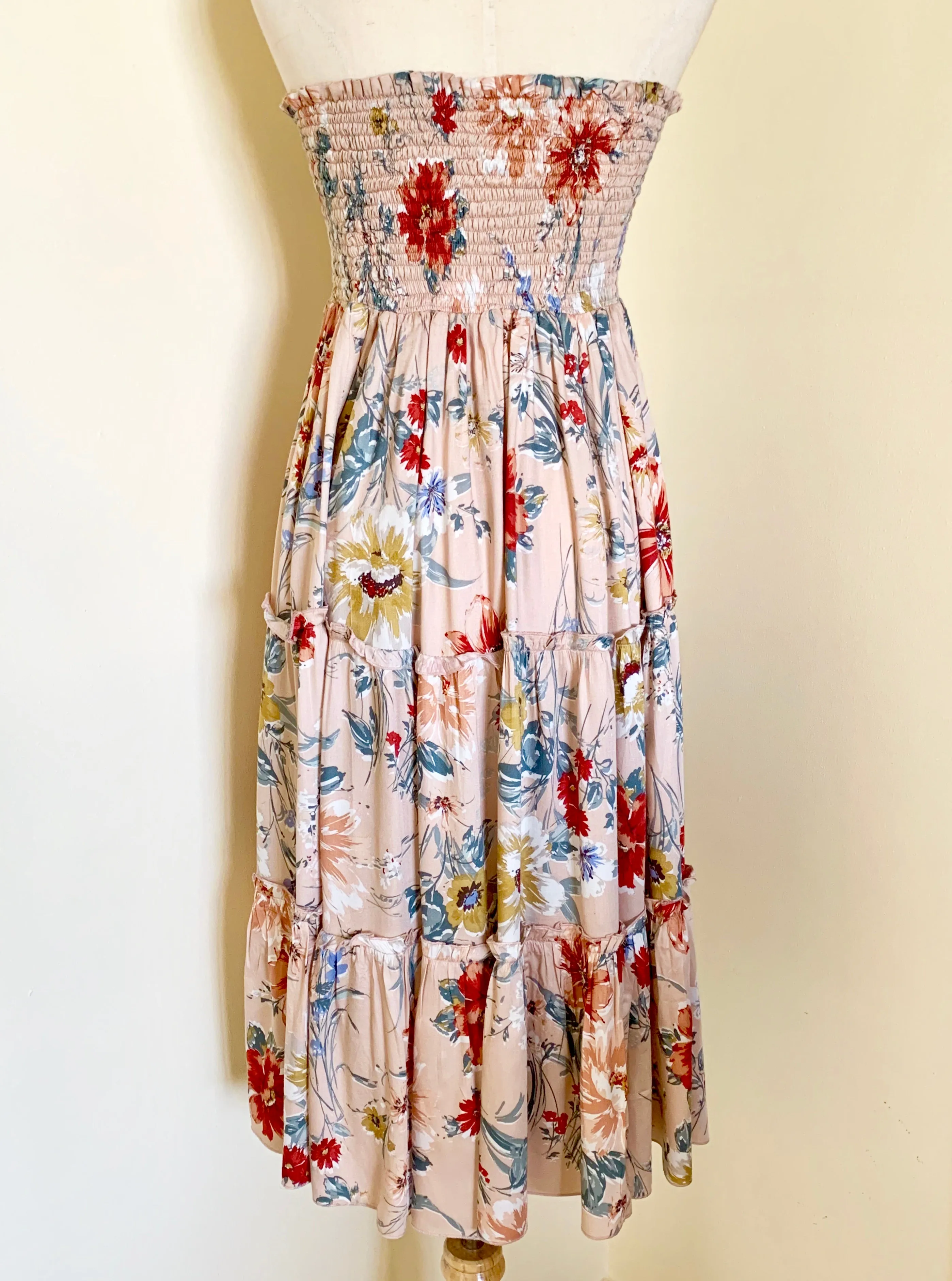 Midi gypsy tube dress